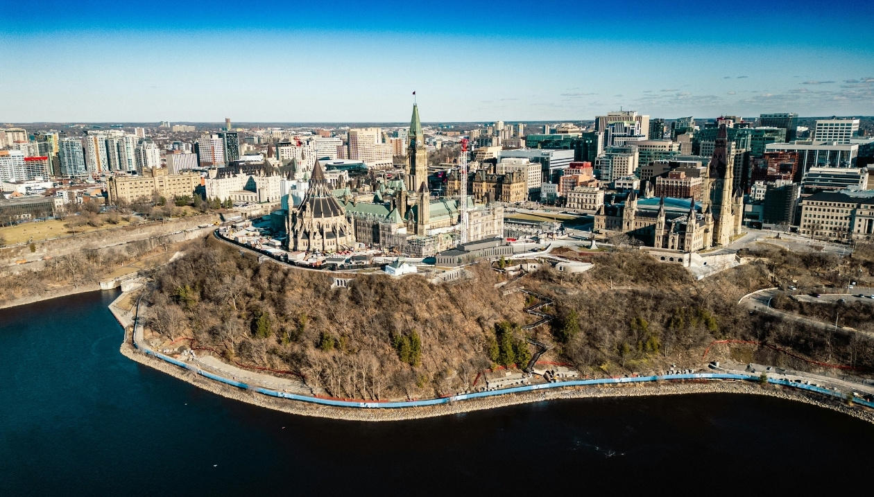 Bird's-Eye View of the Ottawa River.
