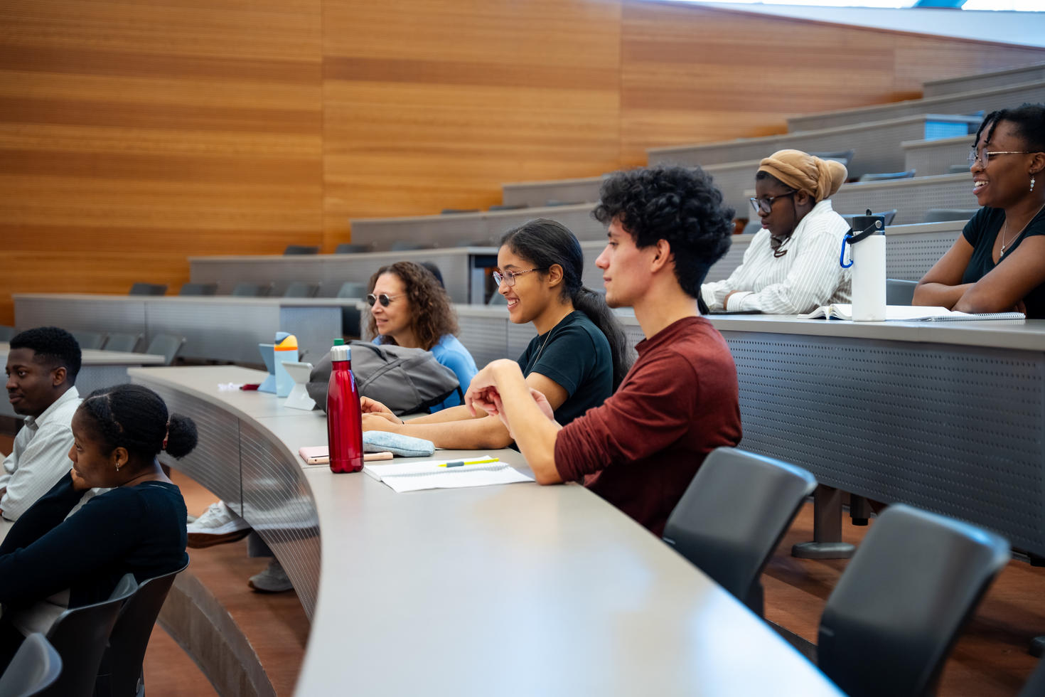 Students in class