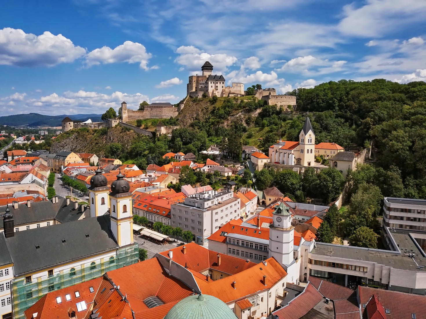 Aerial view of Bratislava