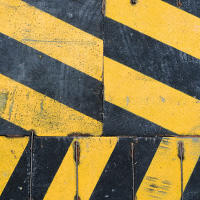 yellow and black diagonal pattern