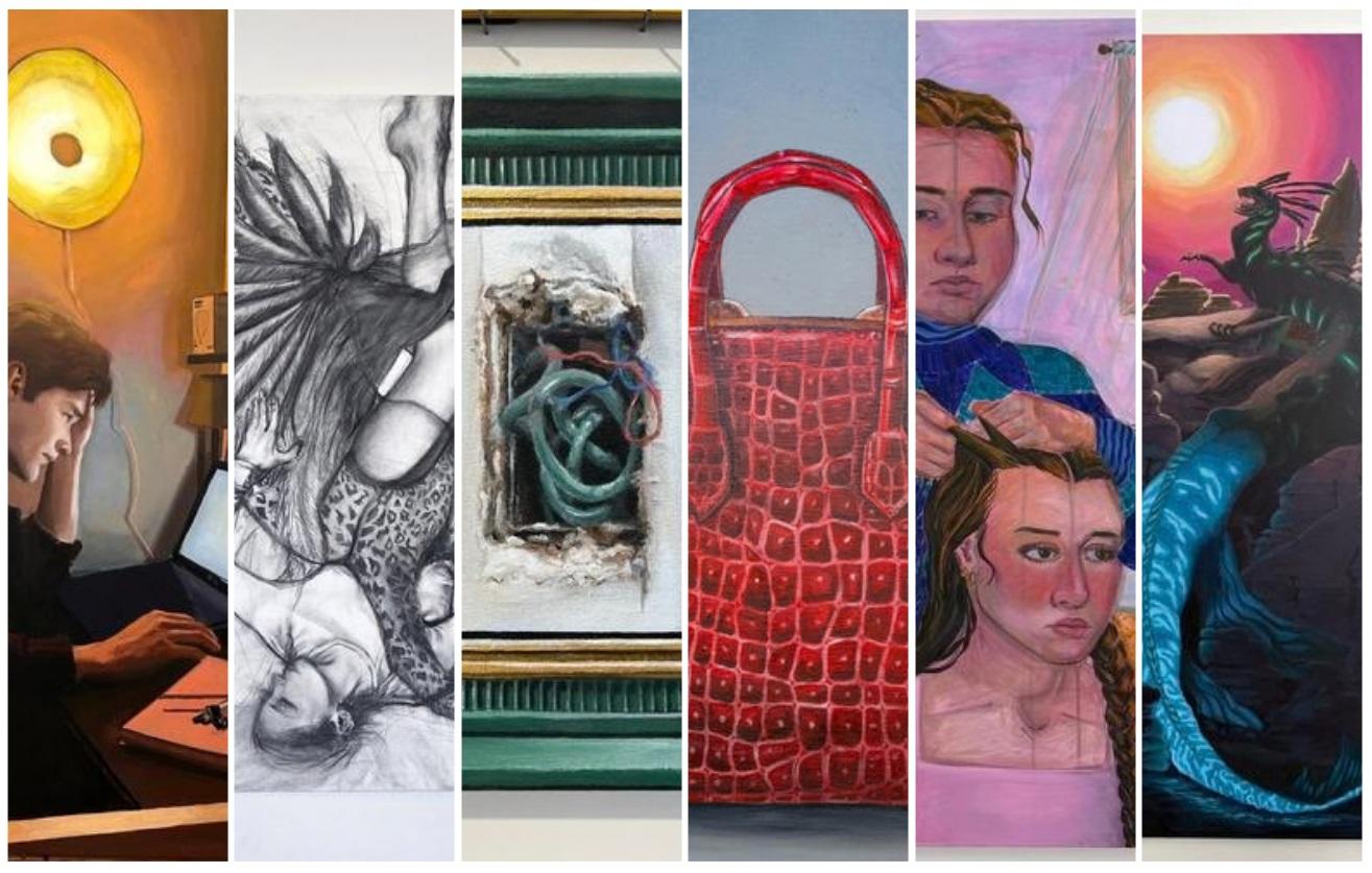 Student art montage