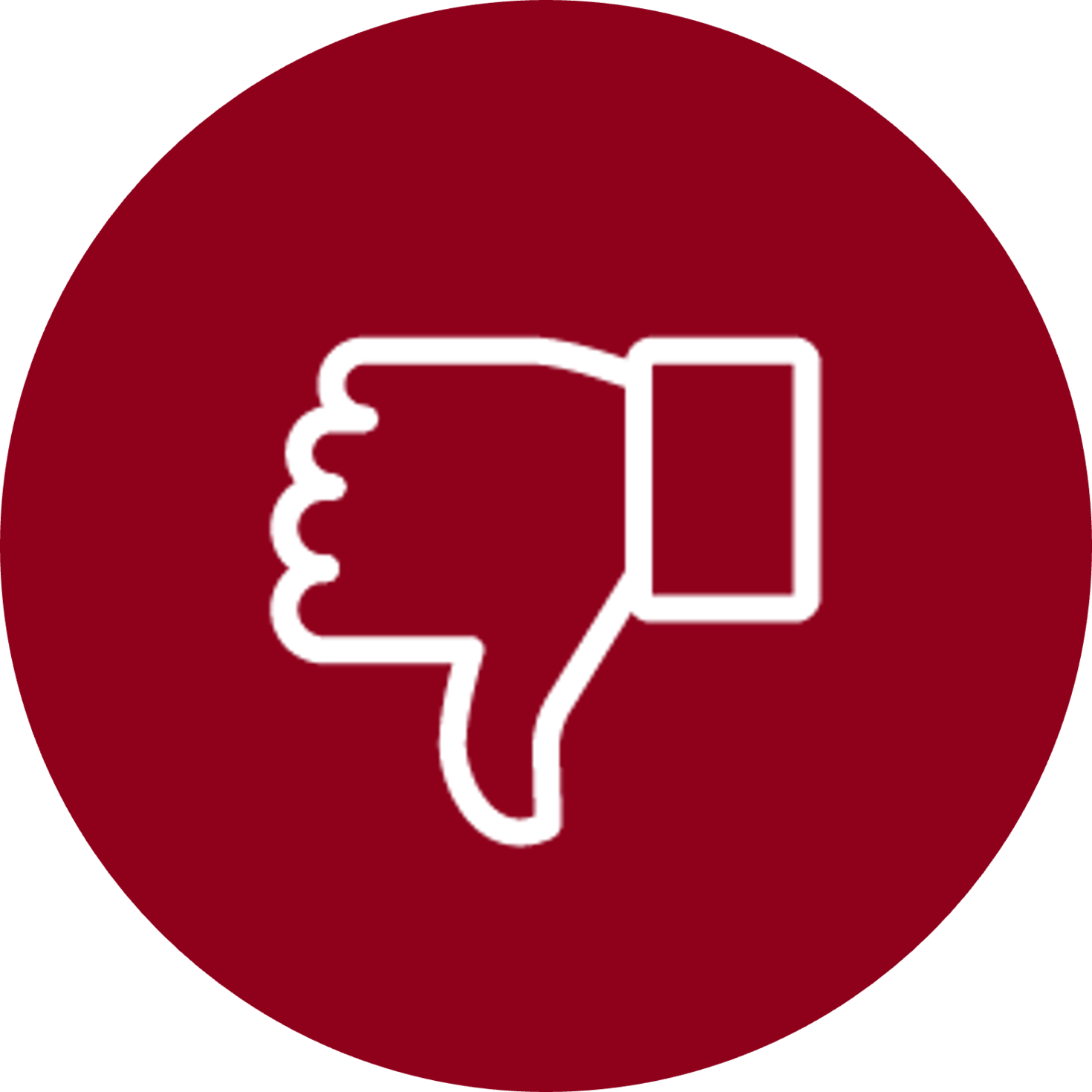Thumbs down icon
