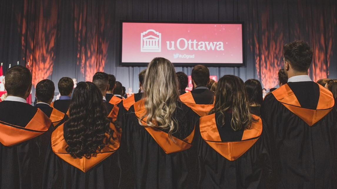 Student at convocation