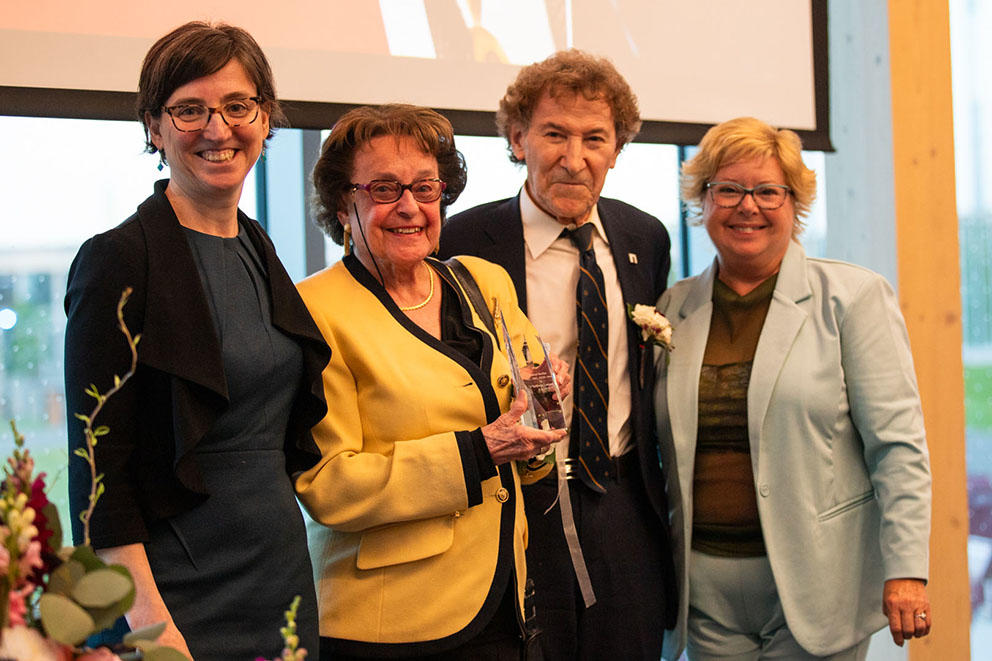 Marie-Ève Sylvestre, Yolande Larose, Raoul Barbe, Joanne Fortin