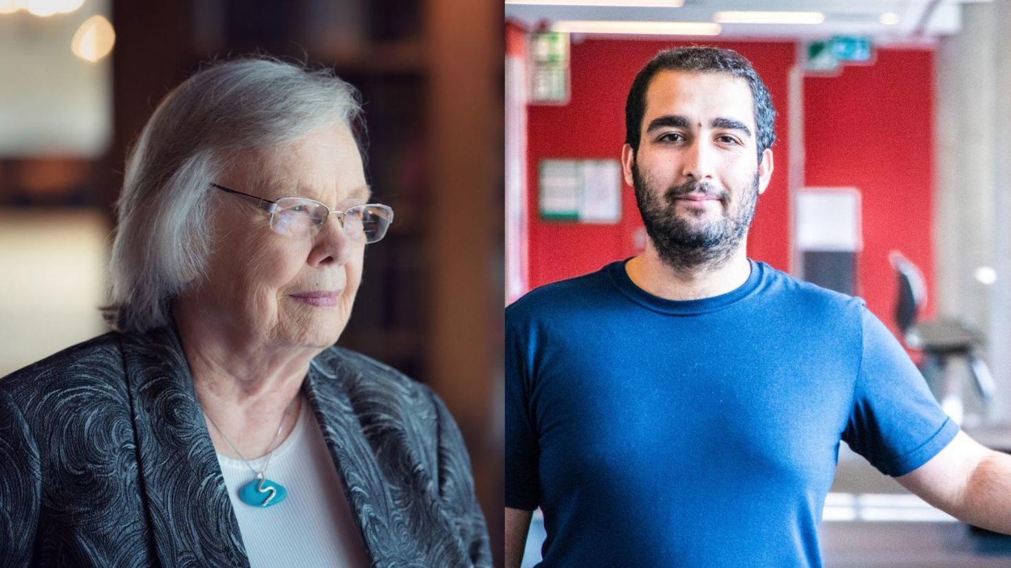 Dr. Charlotte Froese Fischer and Yaser Saleem.