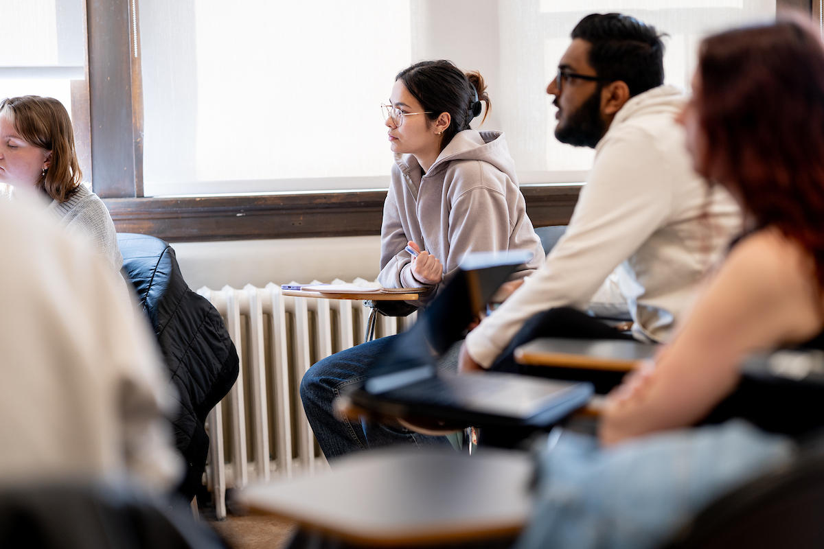 Étudiants en classe