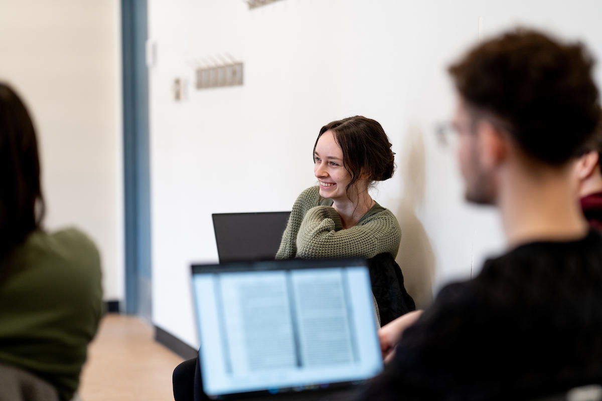 Étudiant en classe