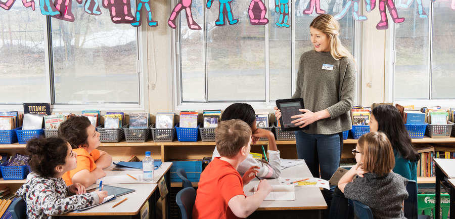 kids in classroom