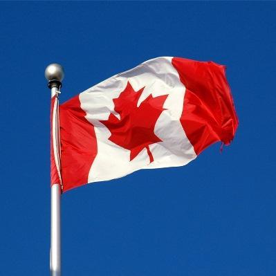 Un drapeau du Canada.