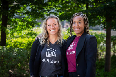 représentants de l’Université d’Ottawa pour les étudiants francophones de l’Ontario