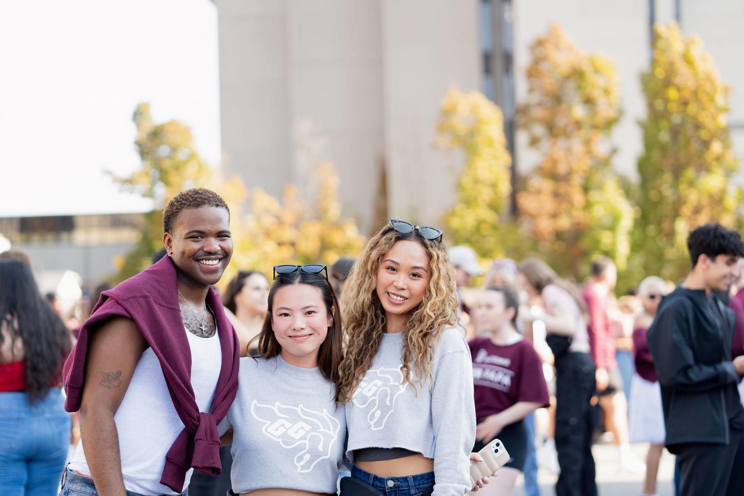 Des étudiantes et étudiants participant au Panda fest