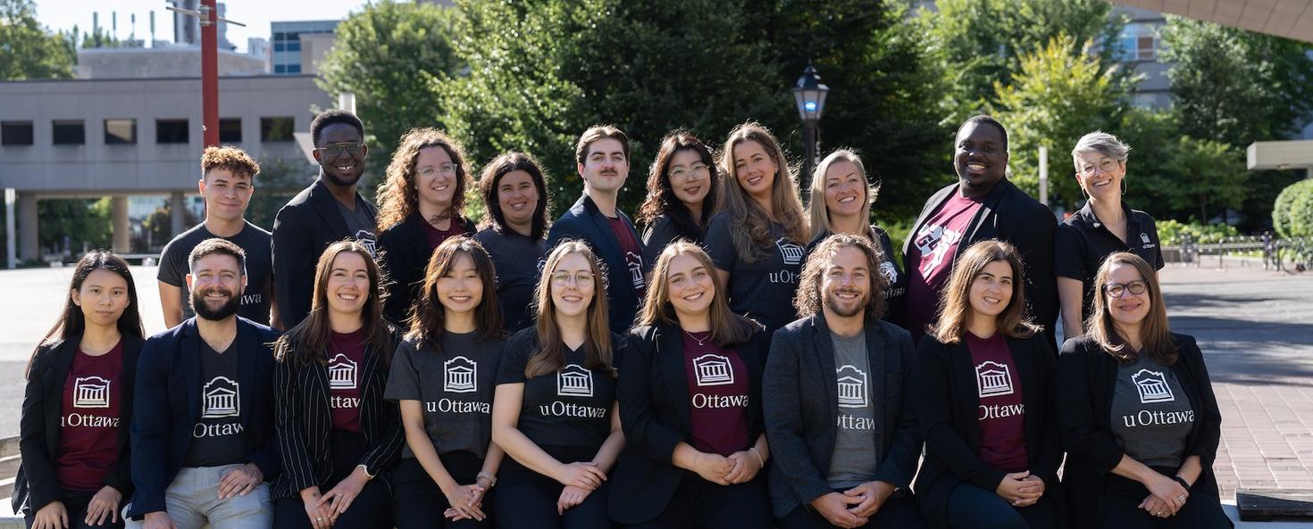 Photo de groupe de l'équipe de liaison.