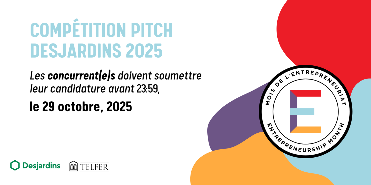 Compétition Desjardins « Elevator Pitch » 2025