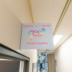 Pride Centre sign.
