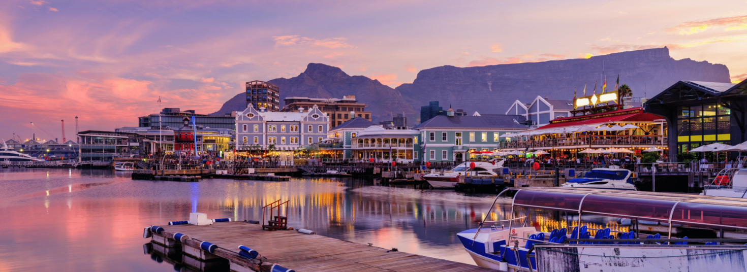 V&A Waterfront à la ville du Cap, en Afrique du Sud.