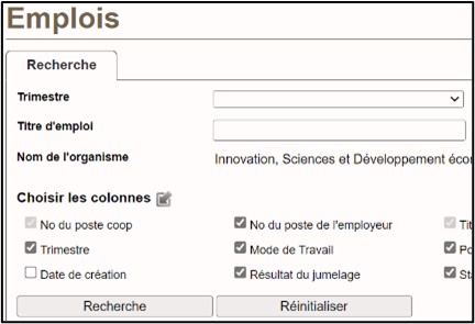 Image du Navigateur COOP - Emplois