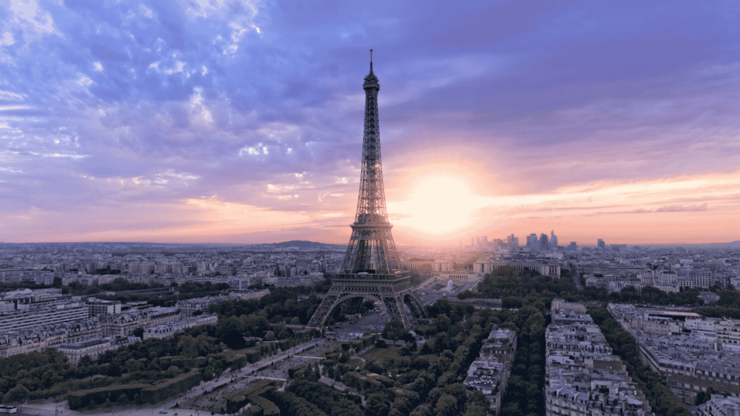 Paysage à Paris.
