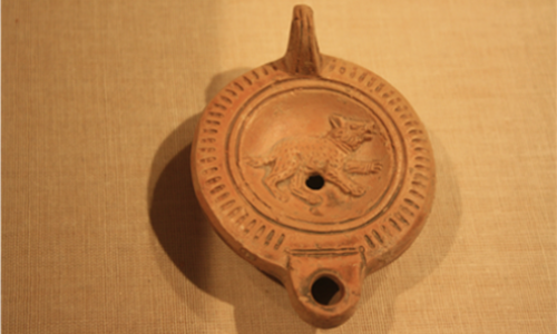 Lampe à huile en terre cuite - Carthage romaine