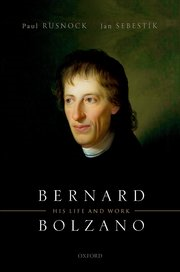 Book cover "Bernard Bolzano. His Life and Work"