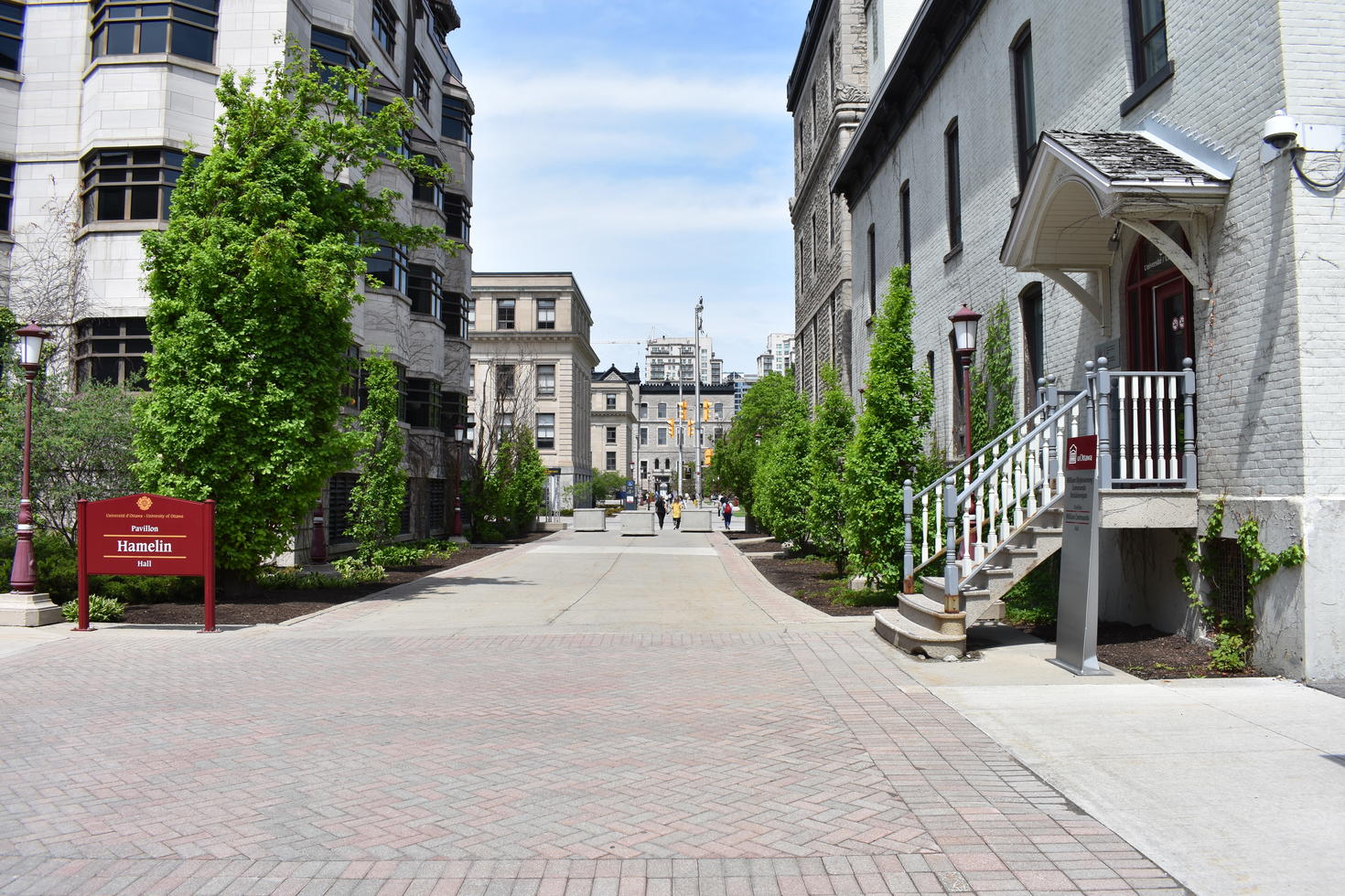 Chemin de promenade entre Hamelin et le Pavillon William Commanda