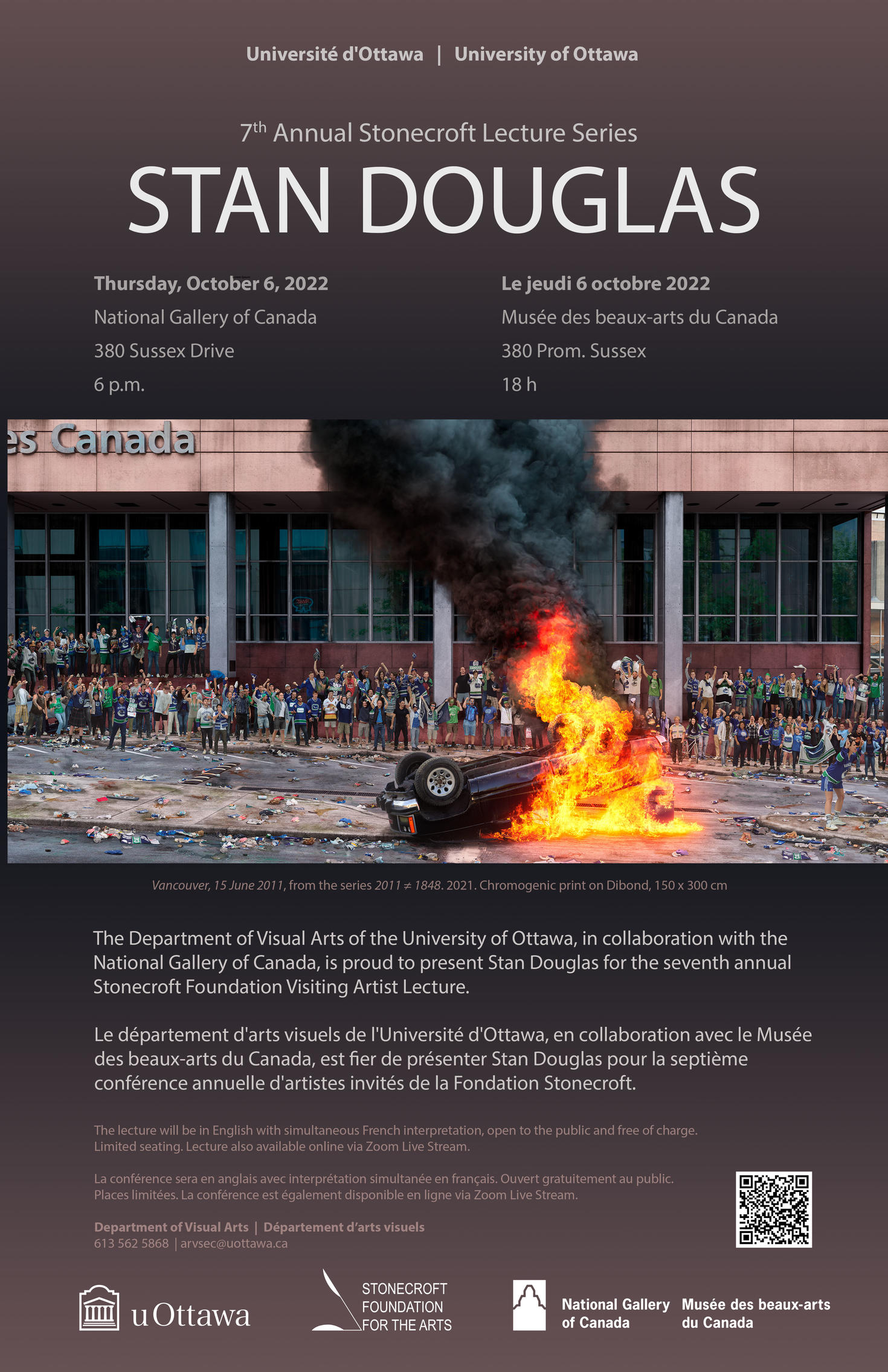 Stonecroft Lecture poster