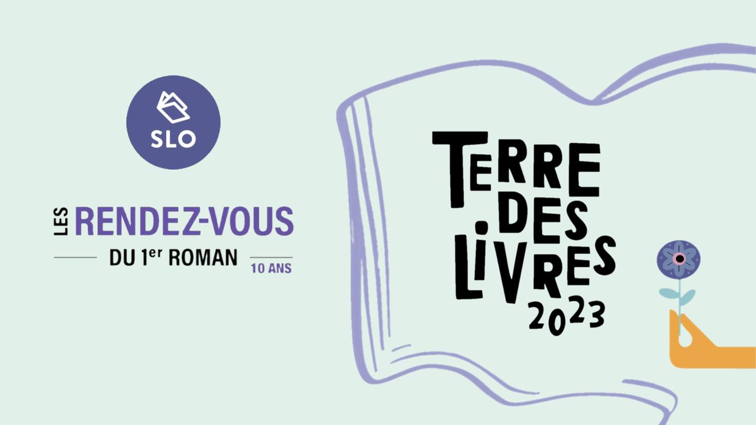 Logos du salon du livre de l'outaouais et du Rendez-vous du premier roman