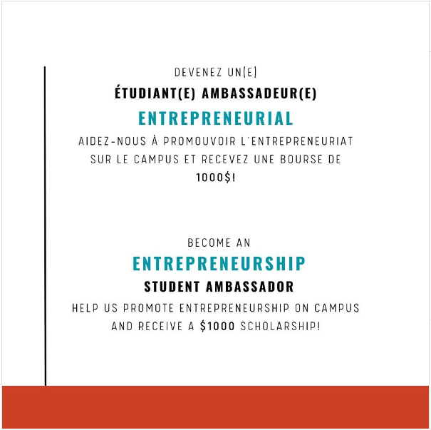 Become an Entrepreneurship Student Ambassador