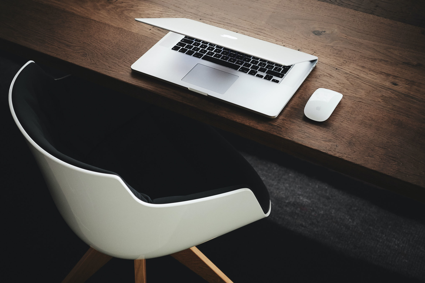 Computer on a desk