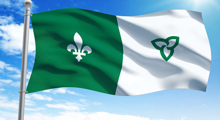 Drapeau Franco-Ontarien