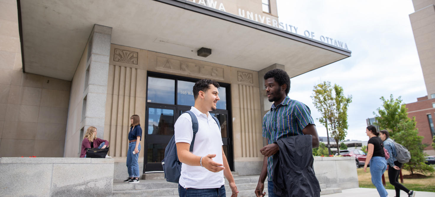 Students outside