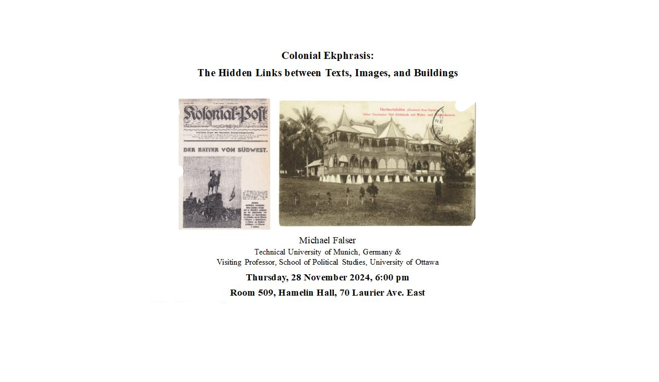 Colonial Ekphrasis Poster