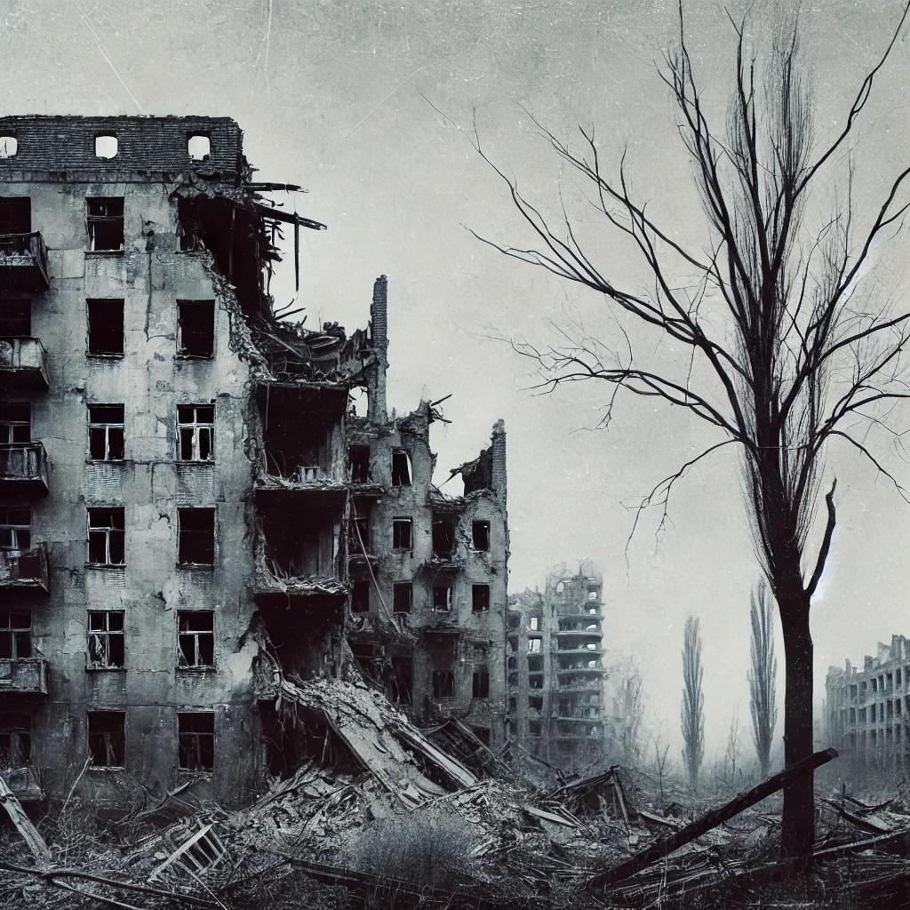 Damaged building