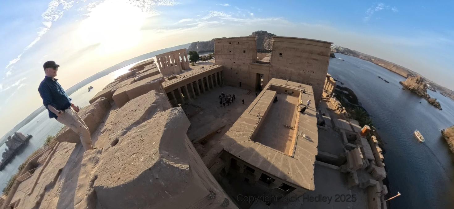 Le Temple d'Isis à Philae en Égypte