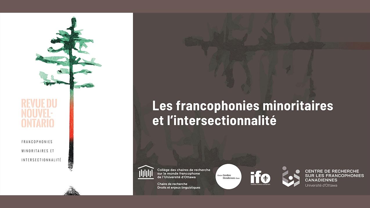 Affiche d'événement : Table ronde sur les francophonies canadiennes et l’intersectionnalité