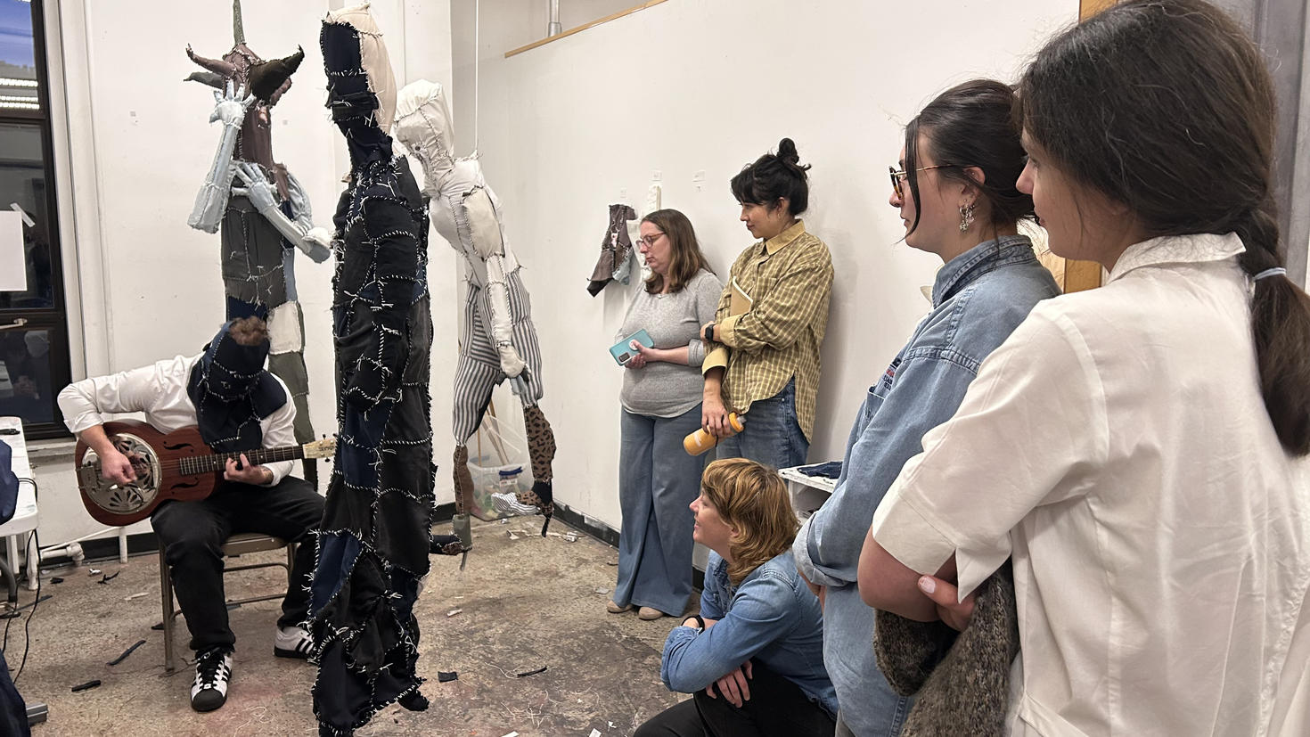 Art in a studio