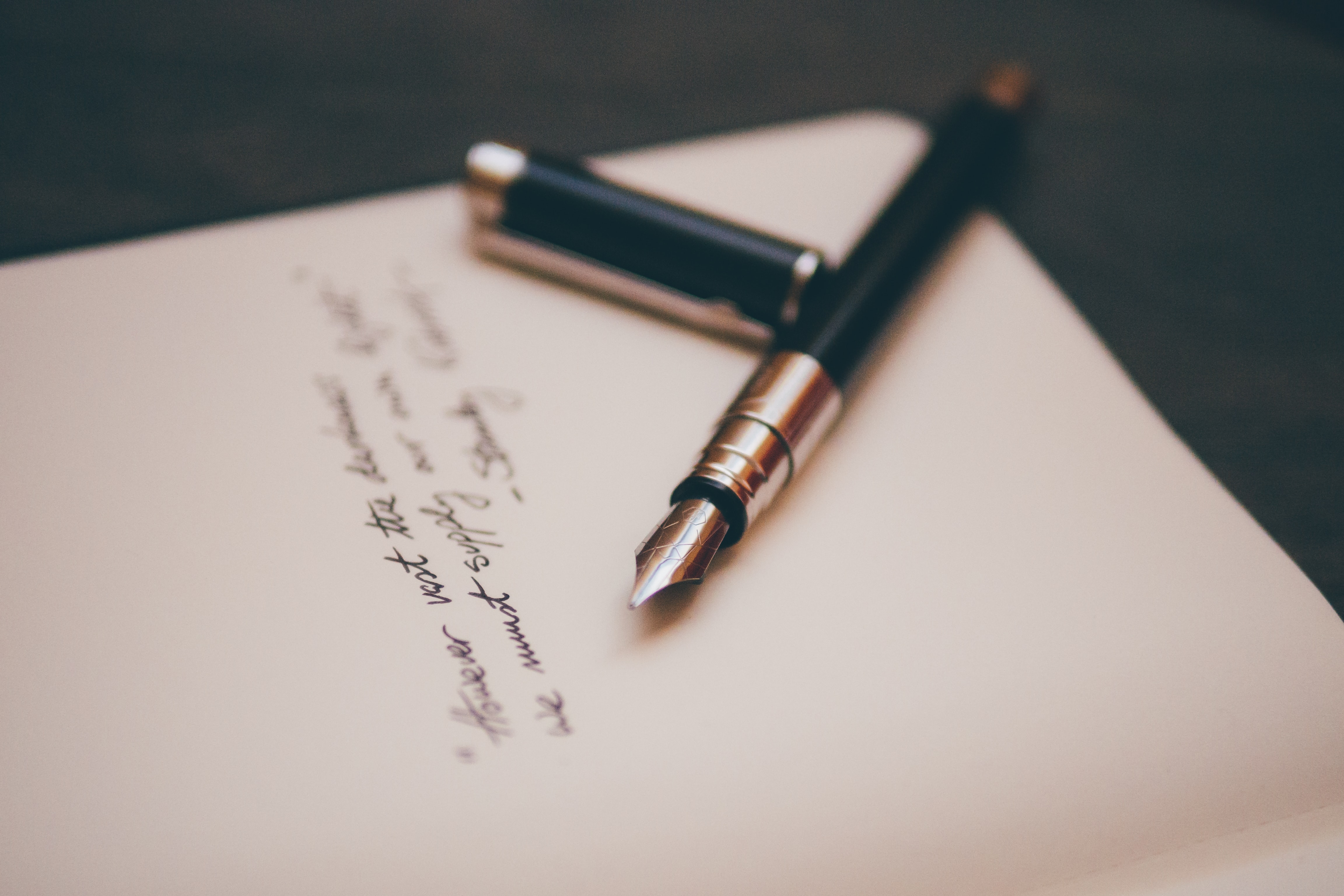 pens and paper