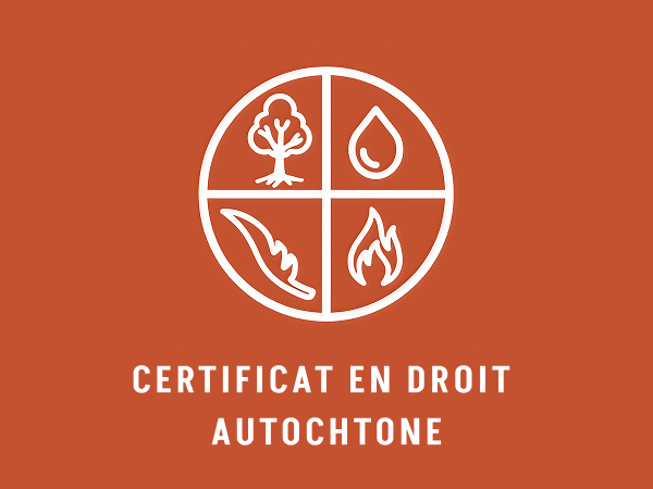 Logo certificat en droit autochtone