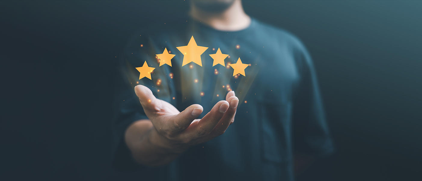 personne détenant 5 étoiles pour l'excellence