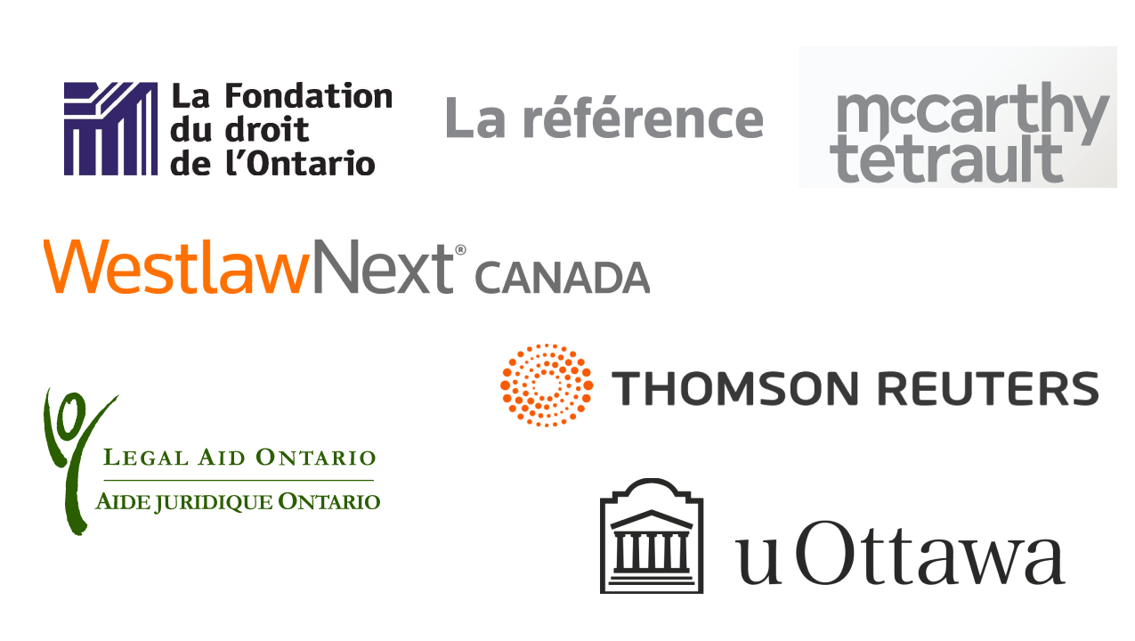 Logos des partenaires pro bono . 