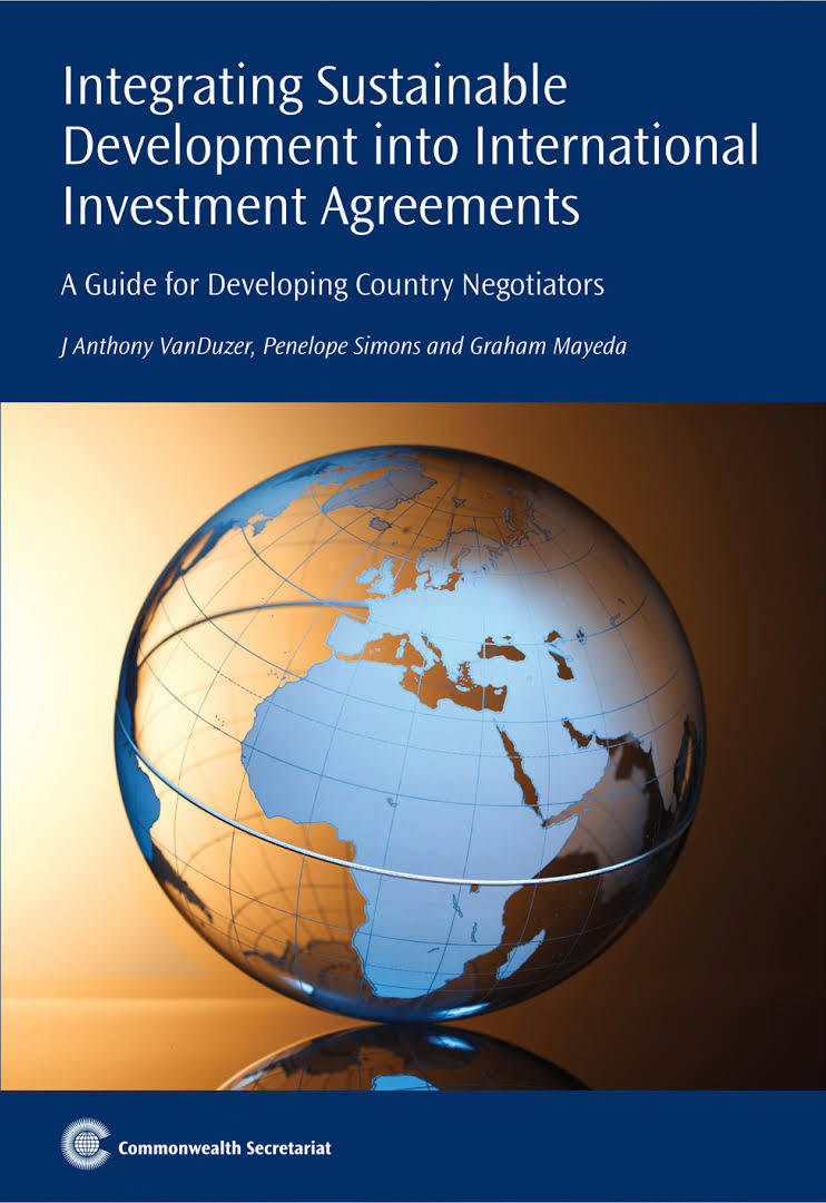  Integrating Sustainable Development into International Investment Agreements