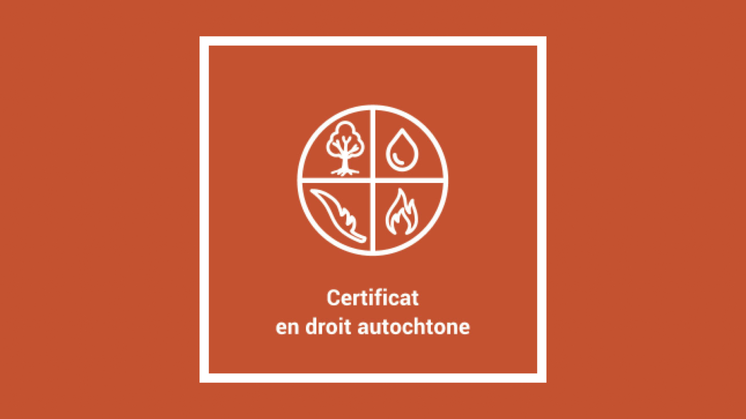 autochtone law certificat