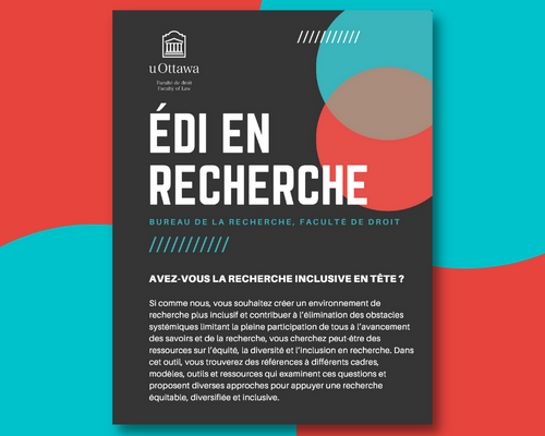 Page couverture, EDI en recherche