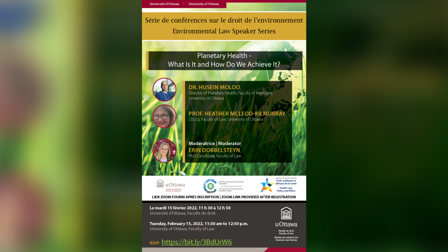 Planetary Health: What is it & How do we Achieve it?