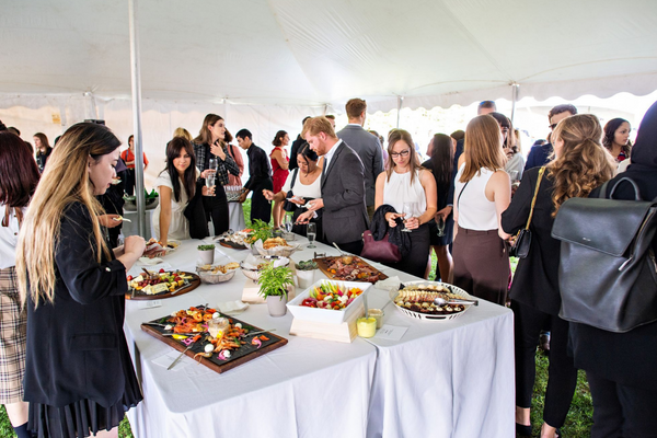 Student at the Supreme Court Reception