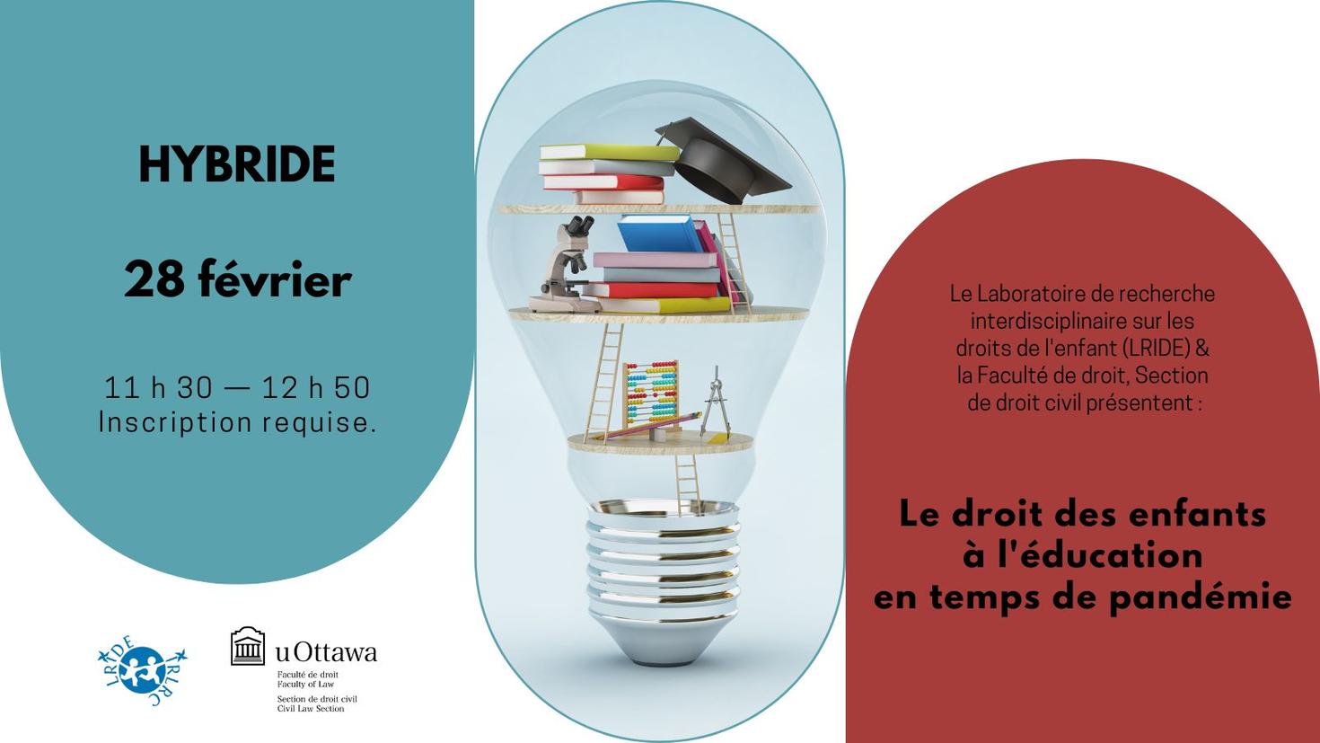 Événement hybride le 28 février : Le droit des enfants à l'éducation en temps de pandémie