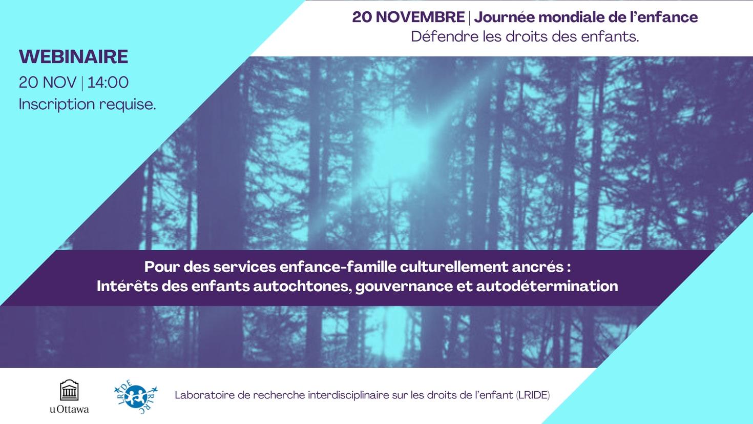 Pour des services enfance-famille culturellement ancrés.