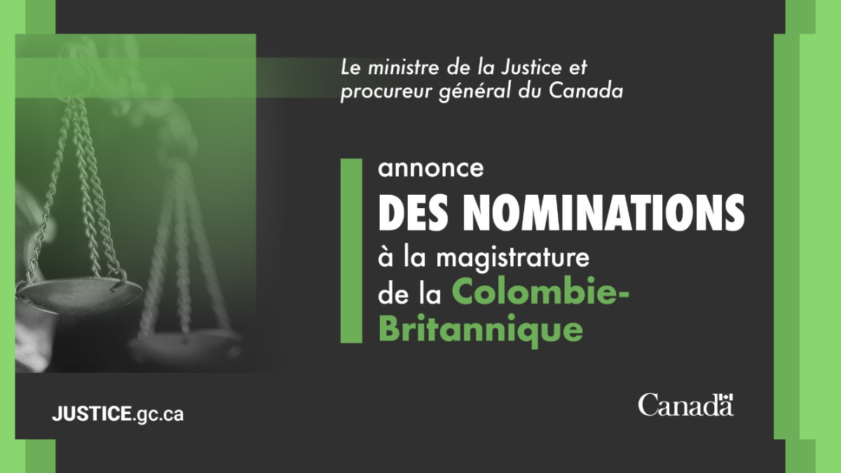 Le ministre de la Justice et procureur général du Canada bannière