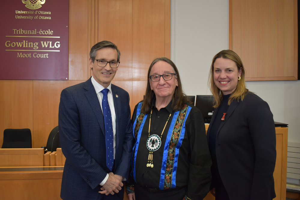 Leonard Marchand, Gilbert Whiteduck, Kristen Boon
