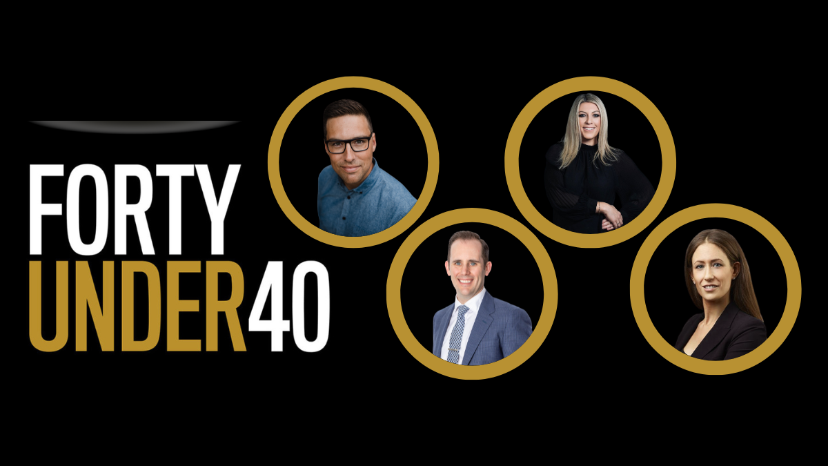Photos des gagnants, Julien Bourgeois (J.D.-M.B.A. 2013), Mary Anne Carter (LL.M. 2013) et Andrew Montague-Reinholdt (J.D. 2014) et Ryma Nasrallah (J.D. 2010)