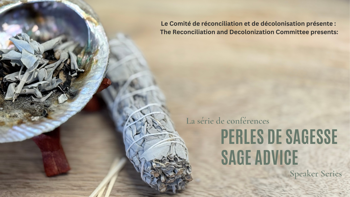  La série de conférences Perles de sagesse